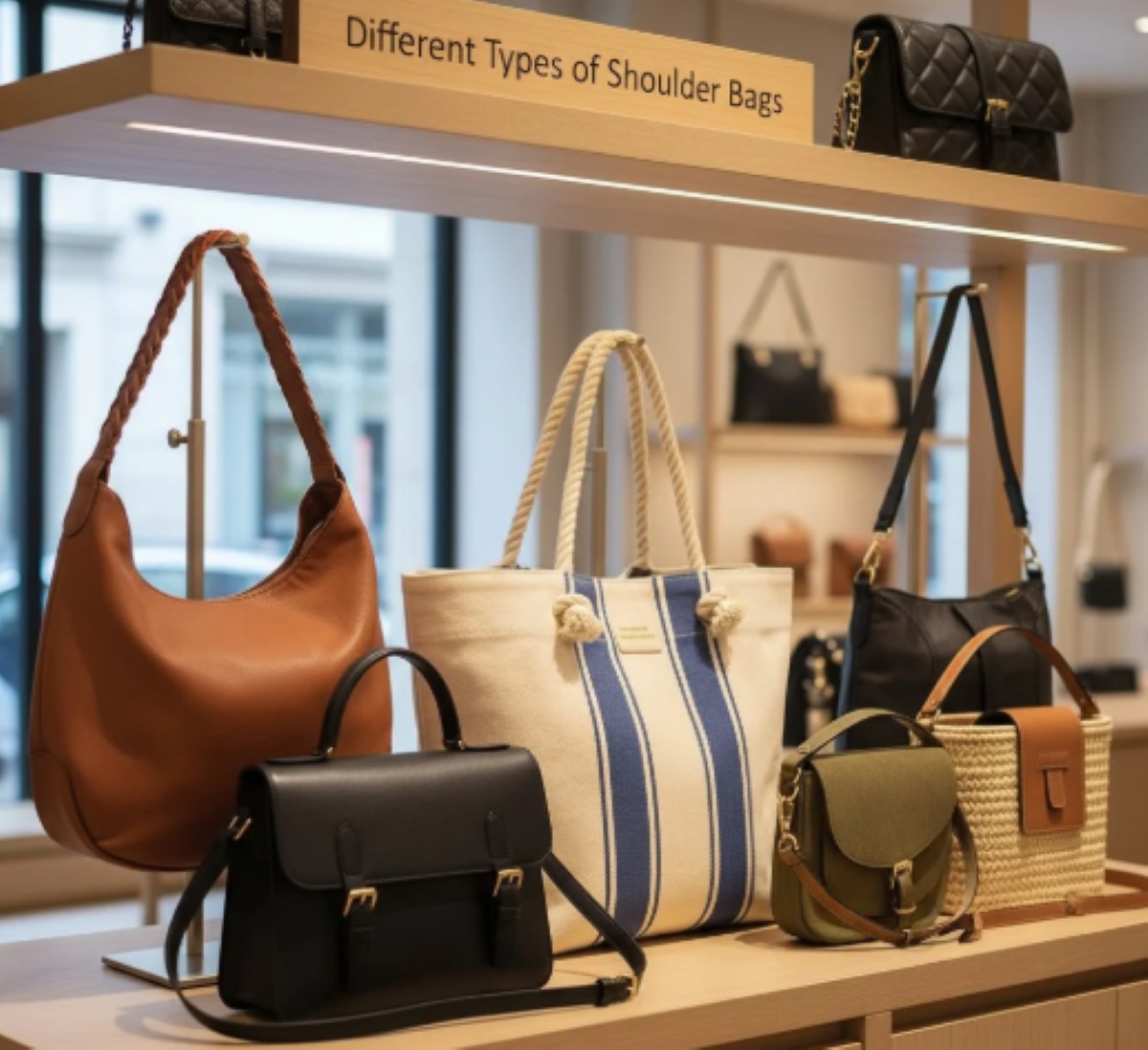 Custom OEM shoulder bag manufacturing